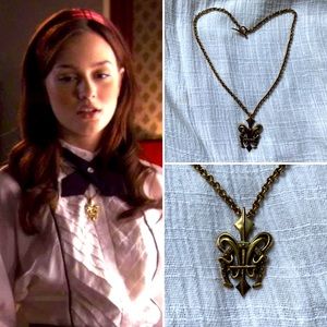 Fleur de lis horseshoe necklace - Kimberly Baker